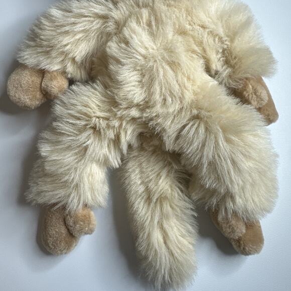 Vintage Mungo Russ Berrie Monkey Plush Soft Toy 15" Cream Beige - Picture 5 of 10